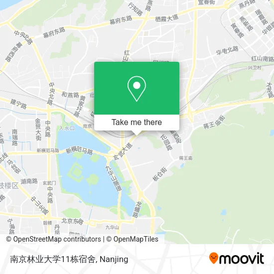 南京林业大学11栋宿舍 map