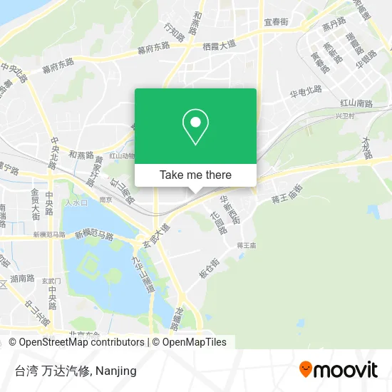 台湾 万达汽修 map
