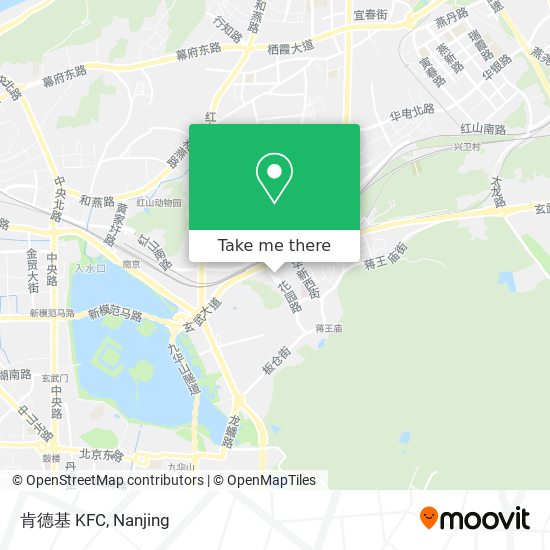 肯德基 KFC map