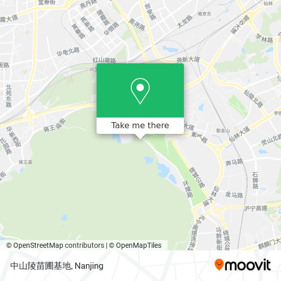 中山陵苗圃基地 map