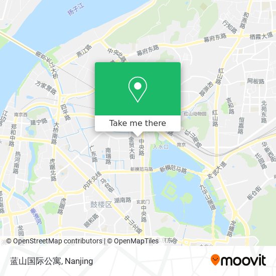 蓝山国际公寓 map