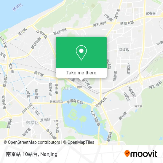 南京站 10站台 map
