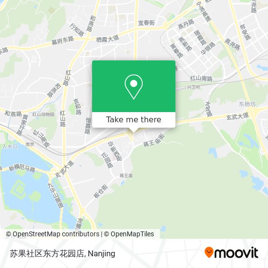 苏果社区东方花园店 map