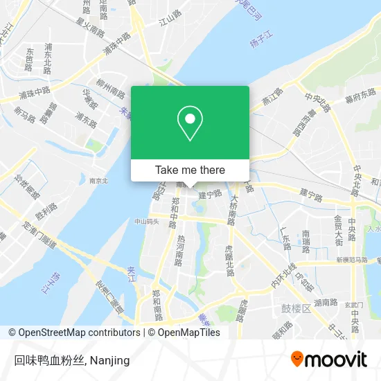 回味鸭血粉丝 map