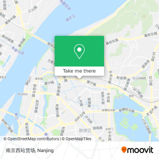 南京西站货场 map