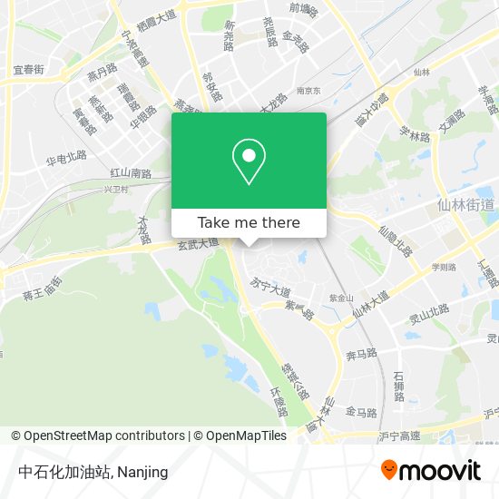 中石化加油站 map