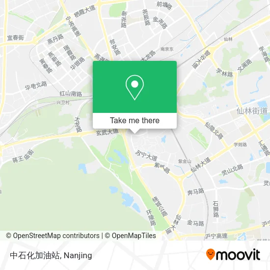 中石化加油站 map