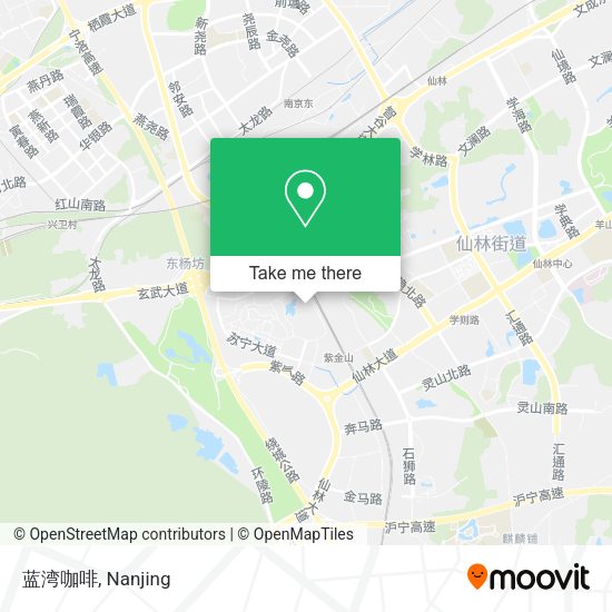 蓝湾咖啡 map
