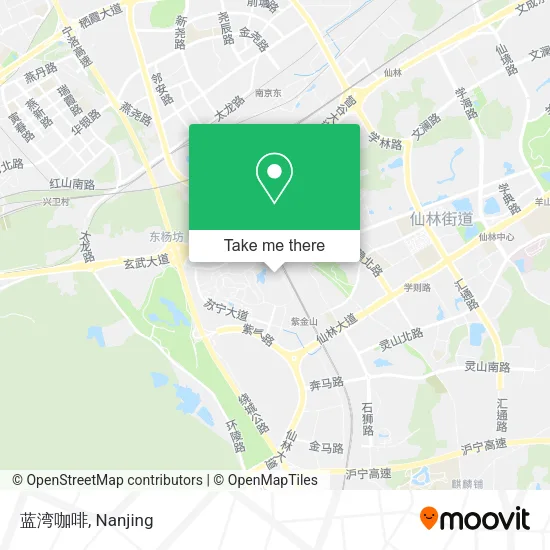 蓝湾咖啡 map