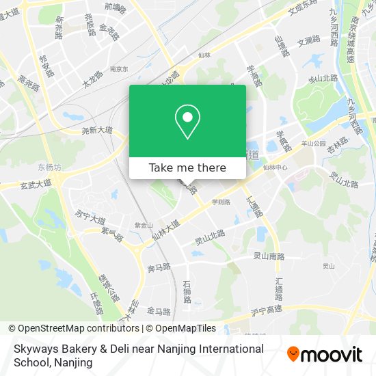 Skyways Bakery & Deli near Nanjing International School map