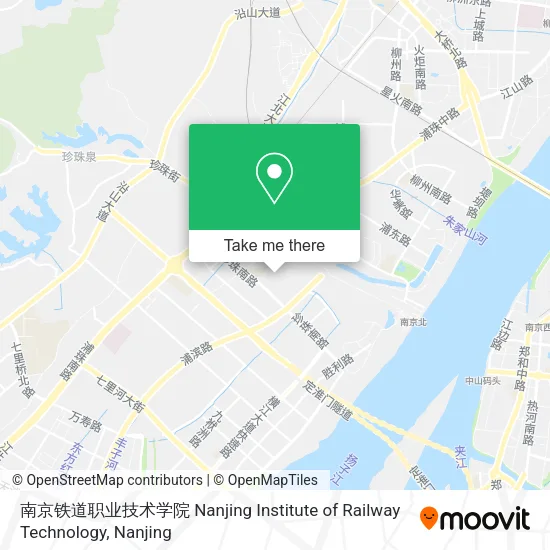 南京铁道职业技术学院 Nanjing Institute of Railway Technology map