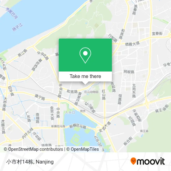 小市村14栋 map