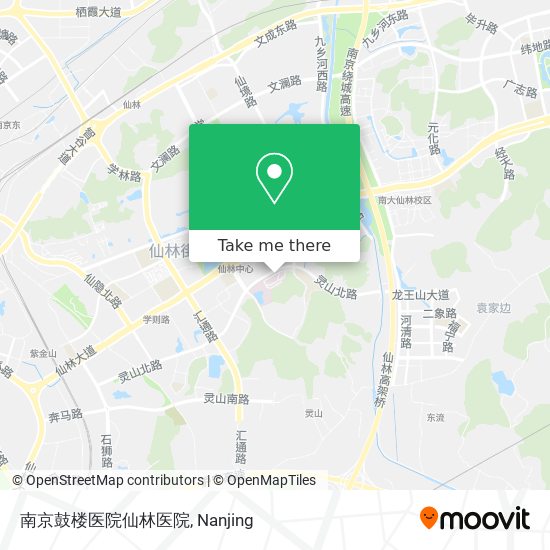 南京鼓楼医院仙林医院 map