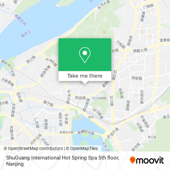ShuGuang International Hot Spring Spa 5th floor map