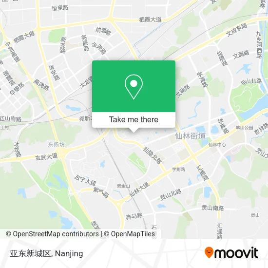 亚东新城区 map