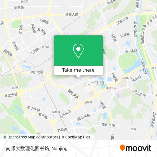 南师大数理化图书馆 map