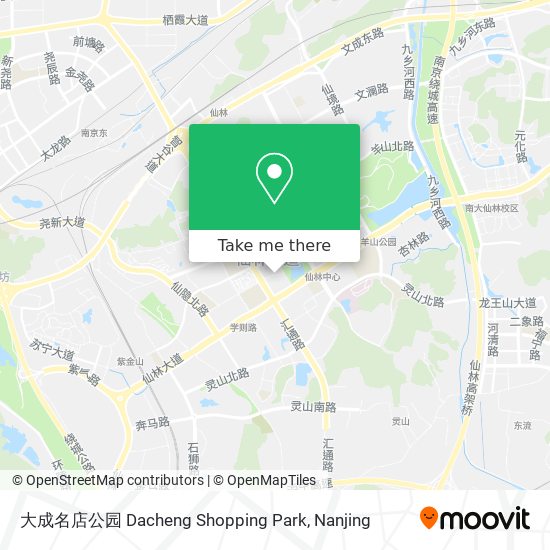 大成名店公园 Dacheng Shopping Park map