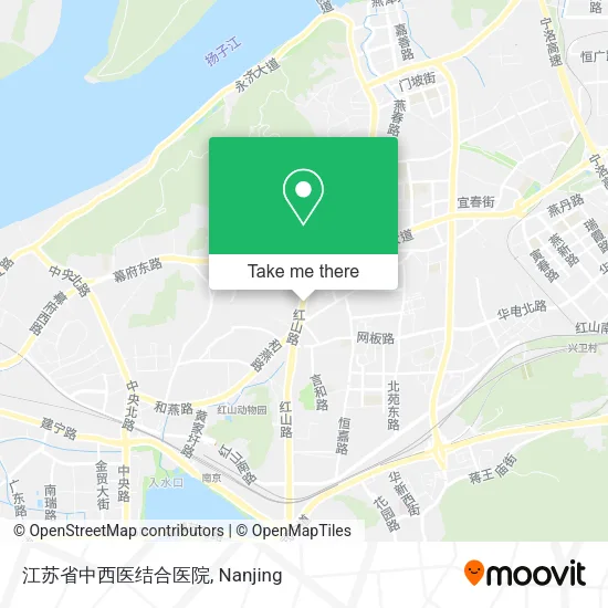江苏省中西医结合医院 map