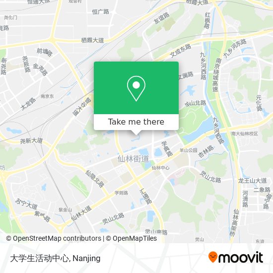 大学生活动中心 map