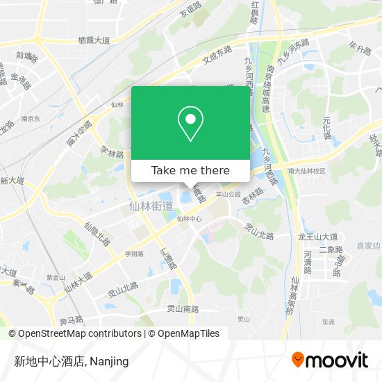新地中心酒店 map