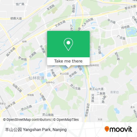 羊山公园 Yangshan Park map