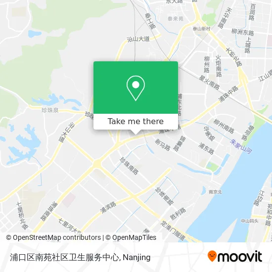 浦口区南苑社区卫生服务中心 map
