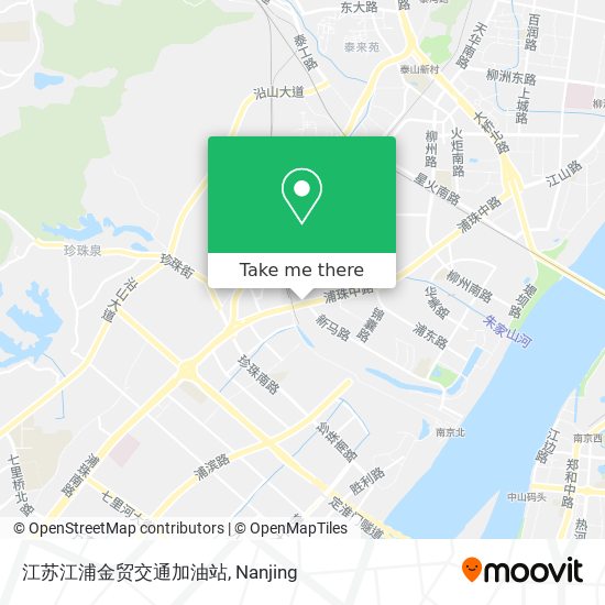 江苏江浦金贸交通加油站 map