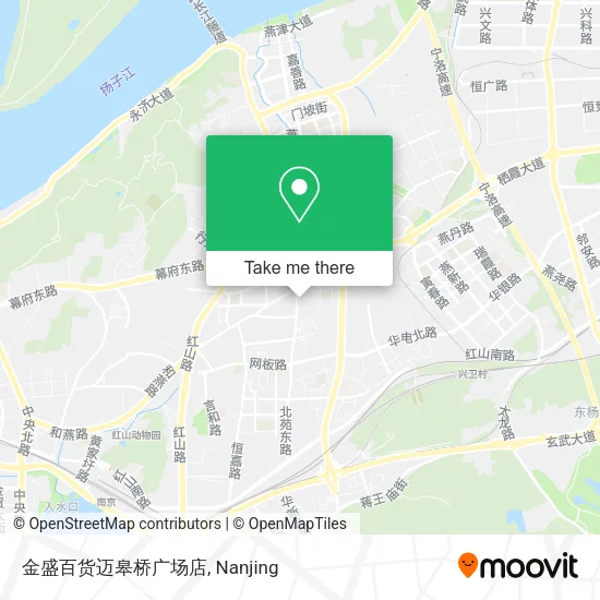 金盛百货迈皋桥广场店 map