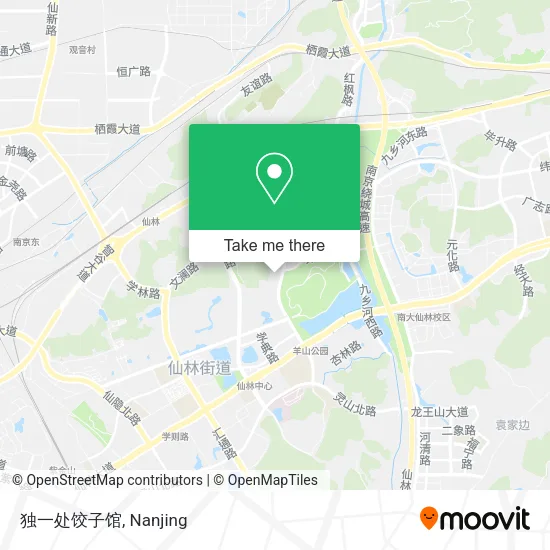 独一处饺子馆 map