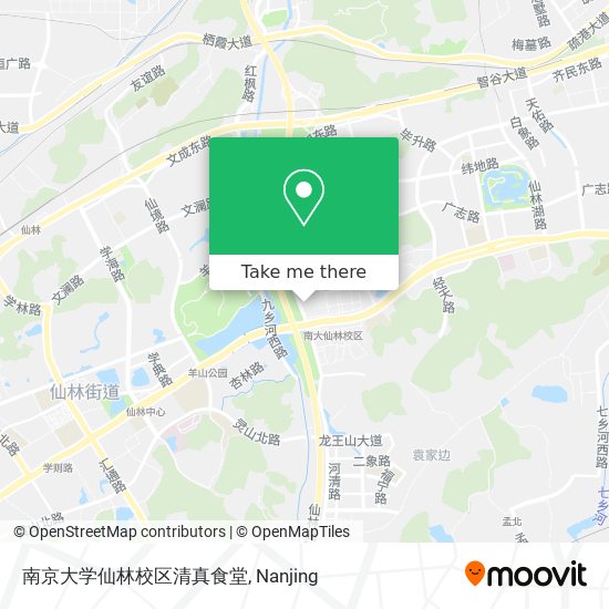 南京大学仙林校区清真食堂 map
