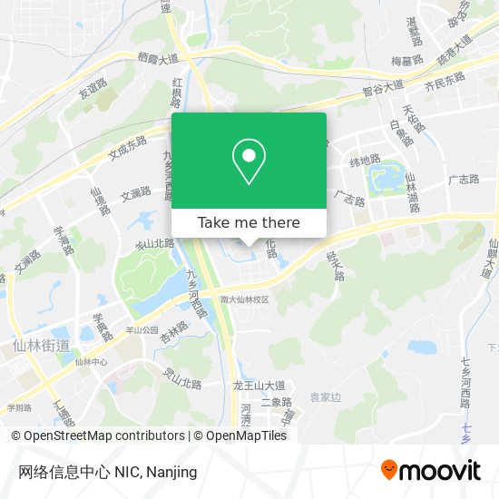 网络信息中心 NIC map