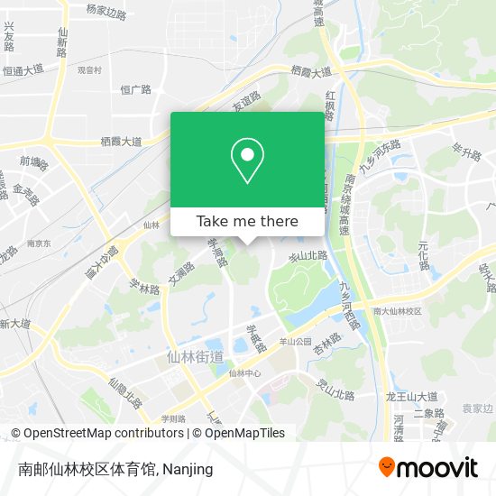 南邮仙林校区体育馆 map