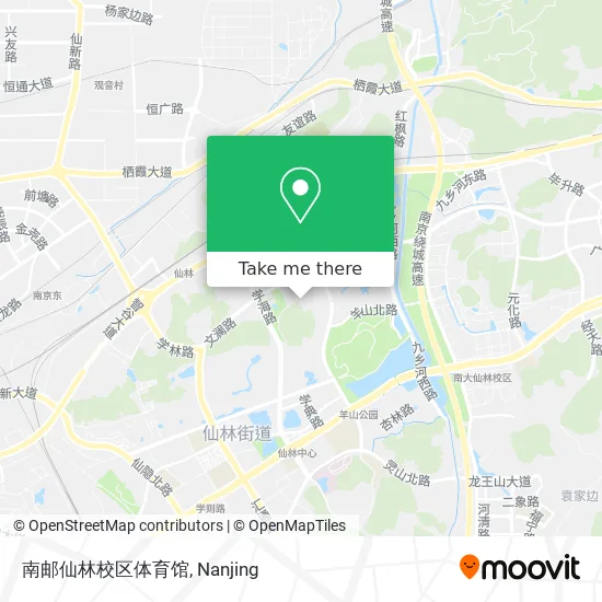 南邮仙林校区体育馆 map