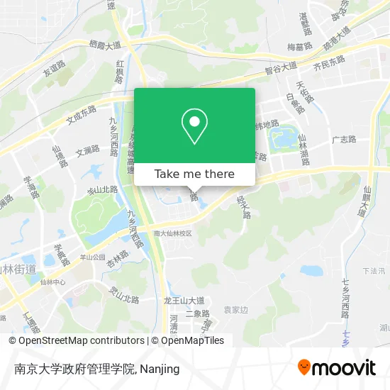 南京大学政府管理学院 map