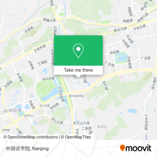 外国语学院 map
