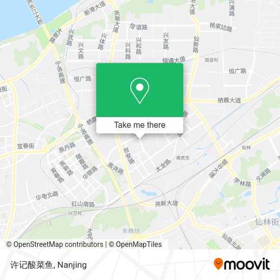 许记酸菜鱼 map