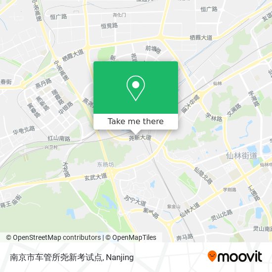 南京市车管所尧新考试点 map