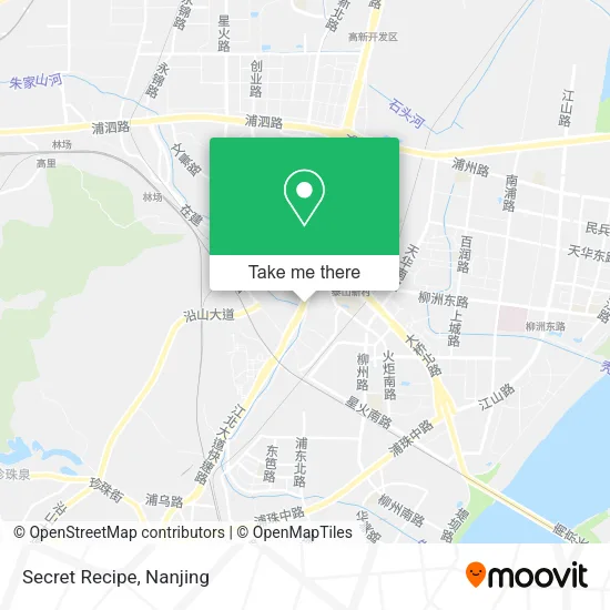 Secret Recipe map