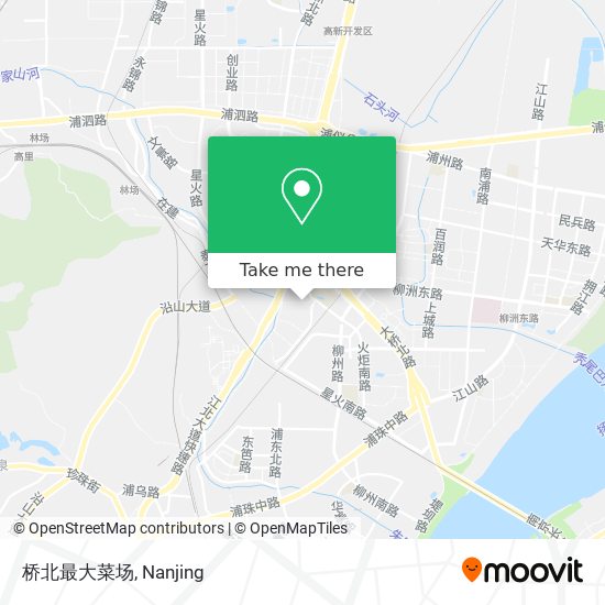 桥北最大菜场 map