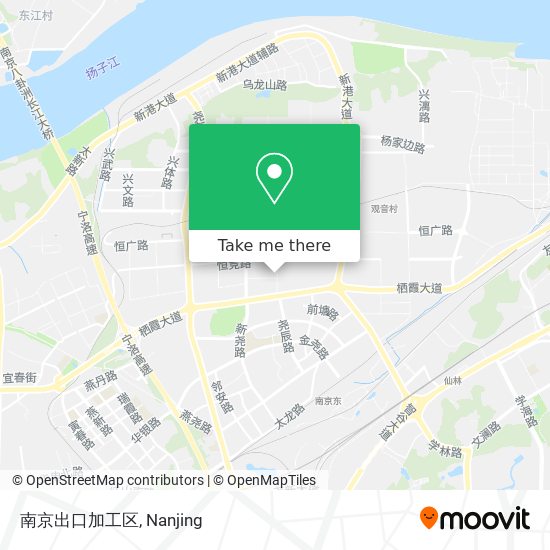 南京出口加工区 map