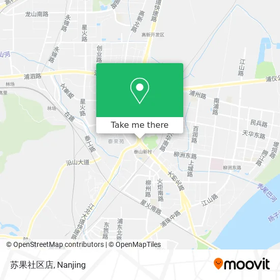 苏果社区店 map