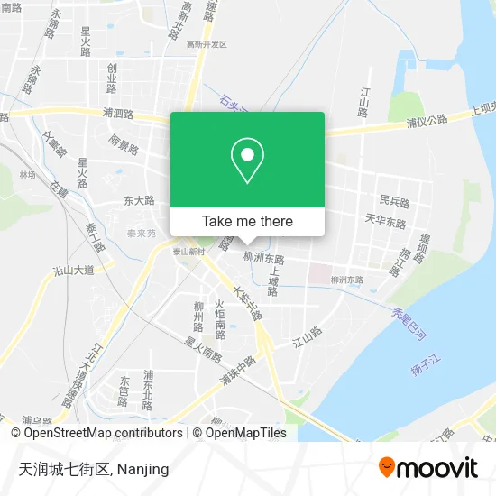 天润城七街区 map