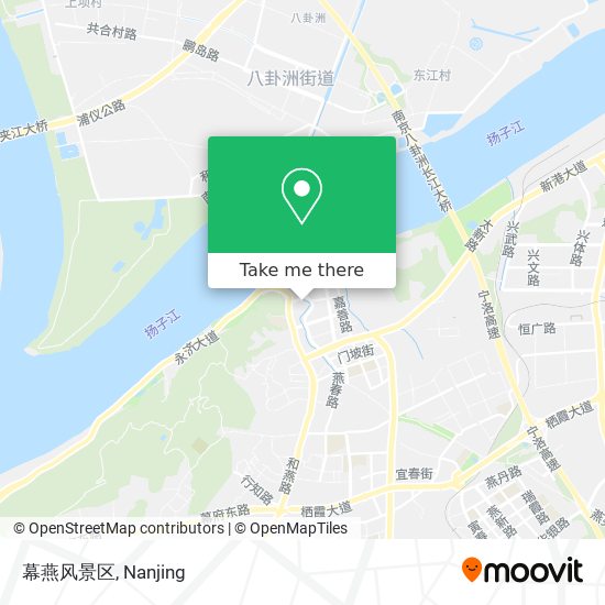 幕燕风景区 map