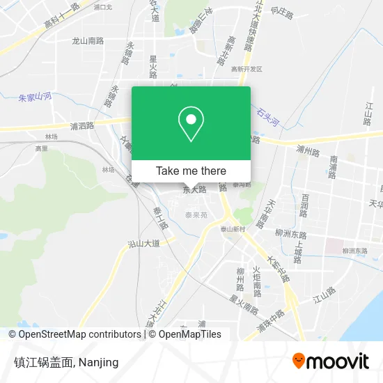 镇江锅盖面 map