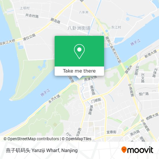 燕子矶码头 Yanziji Wharf map
