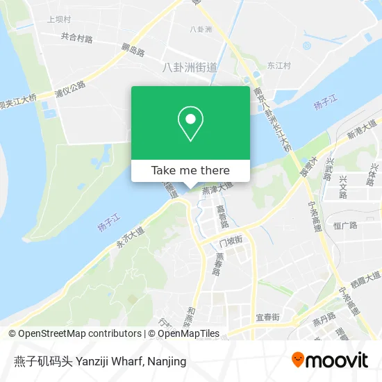 燕子矶码头 Yanziji Wharf map