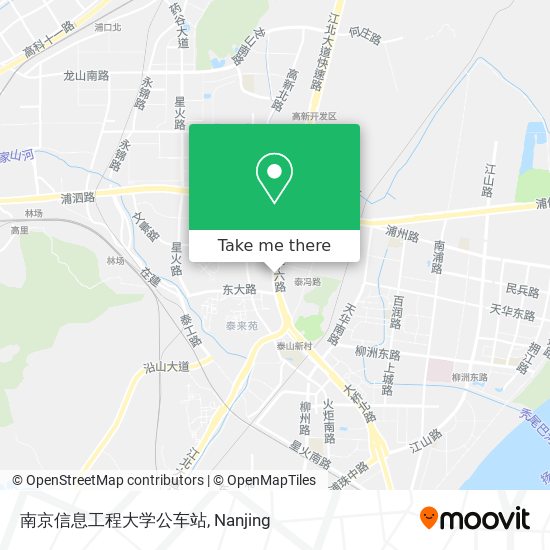 南京信息工程大学公车站 map