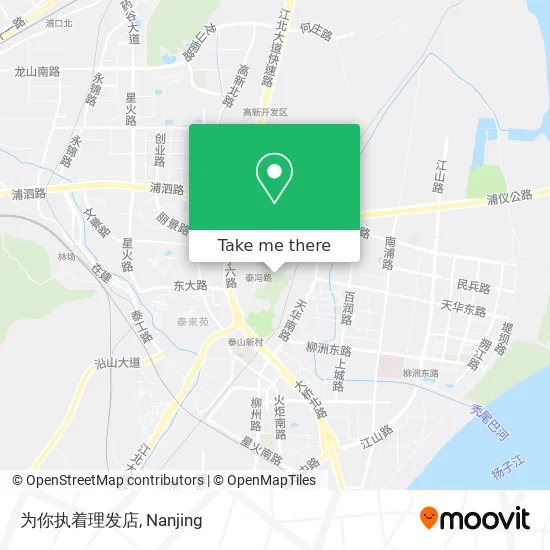 为你执着理发店 map