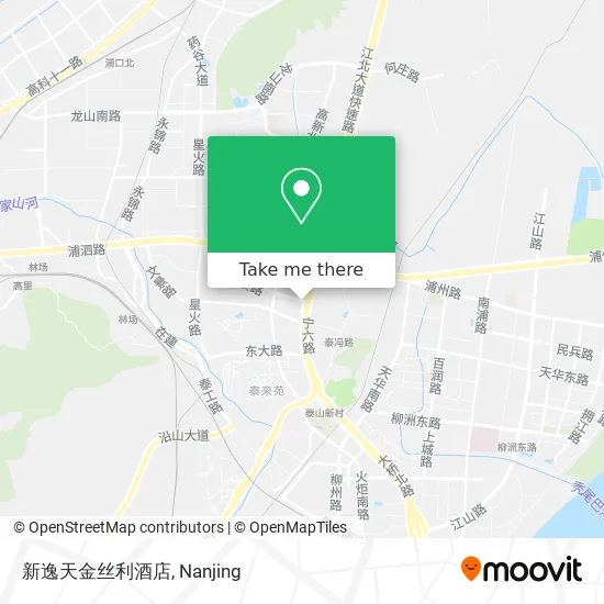 新逸天金丝利酒店 map