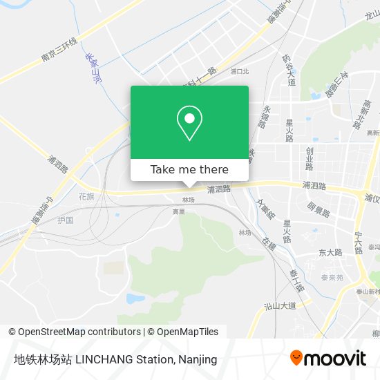 地铁林场站 LINCHANG Station map